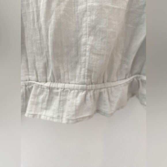 AMERICAN EAGLE Embroidered Bell Sleeve Blouse Women’s Small Boho Peasant Hippie - Picture 12 of 13